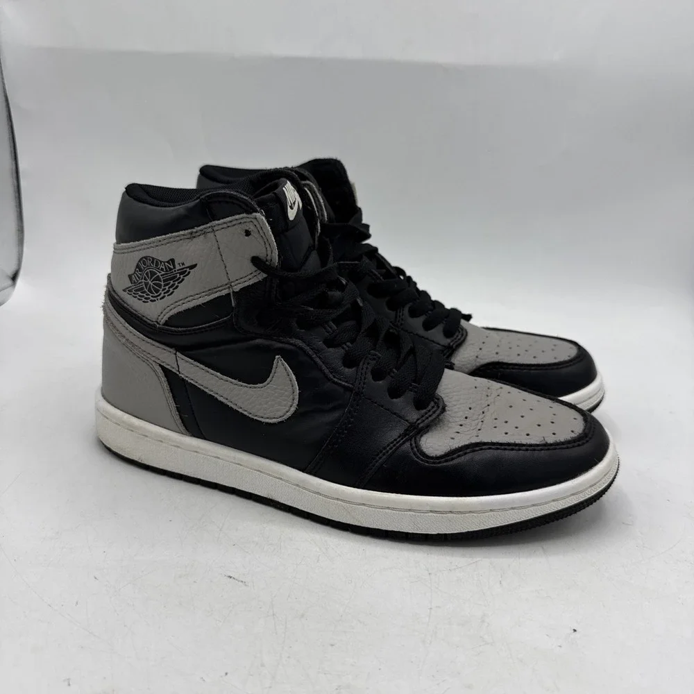 Nike Air Jordan 1 Retro High OG Shadow 2018 Mens 7 Black Gray 555088-013